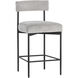 Seneca 36.5 inch Black / Polo Club Stone Counter Stool